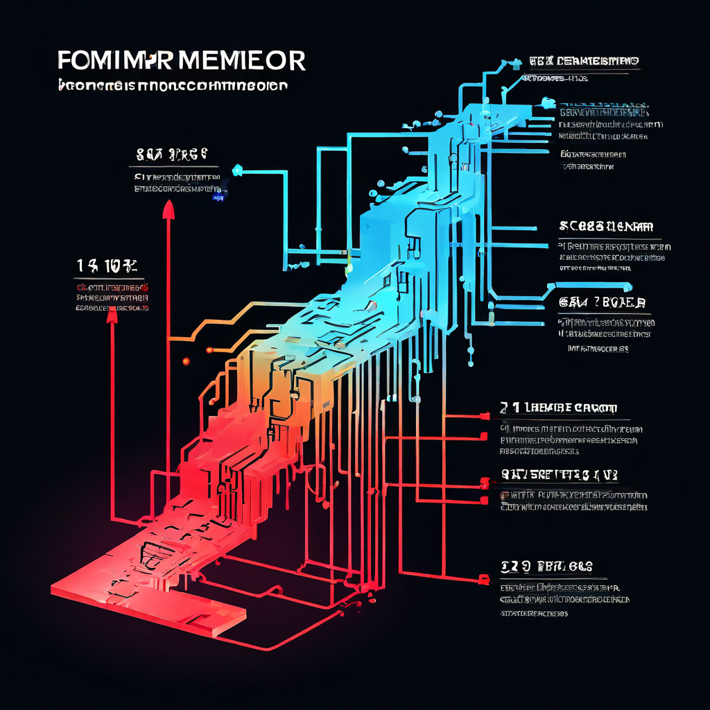 프로그램의 메모리 사용량이 시간이 지남에 따라 지속적으로 증가하여 결국 OutOfMemoryError가 발생하는 메모리 누수 진단 과정을 단계별로 설명하는 플로우차트입니다.